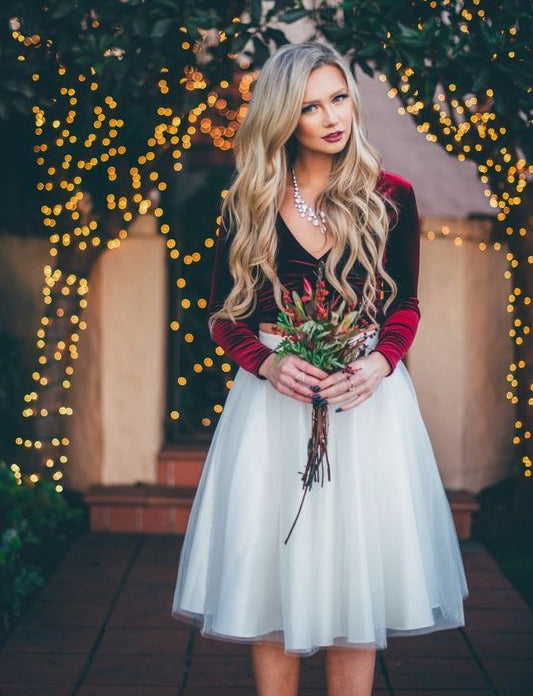 Silk Organza  Midi Skirt for Evening Nights and Prom