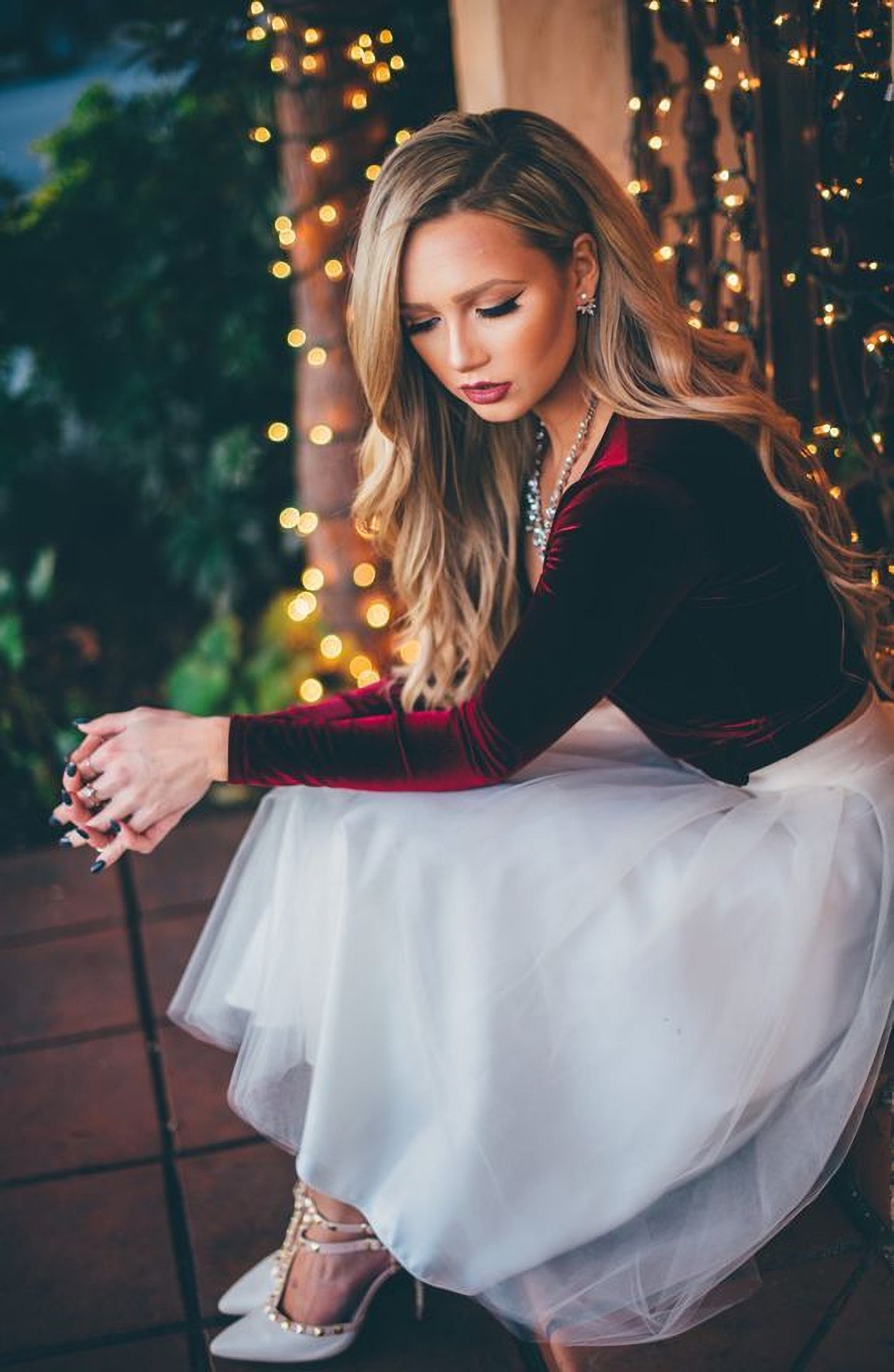 Silk Organza  Midi Skirt for Evening Nights and Prom