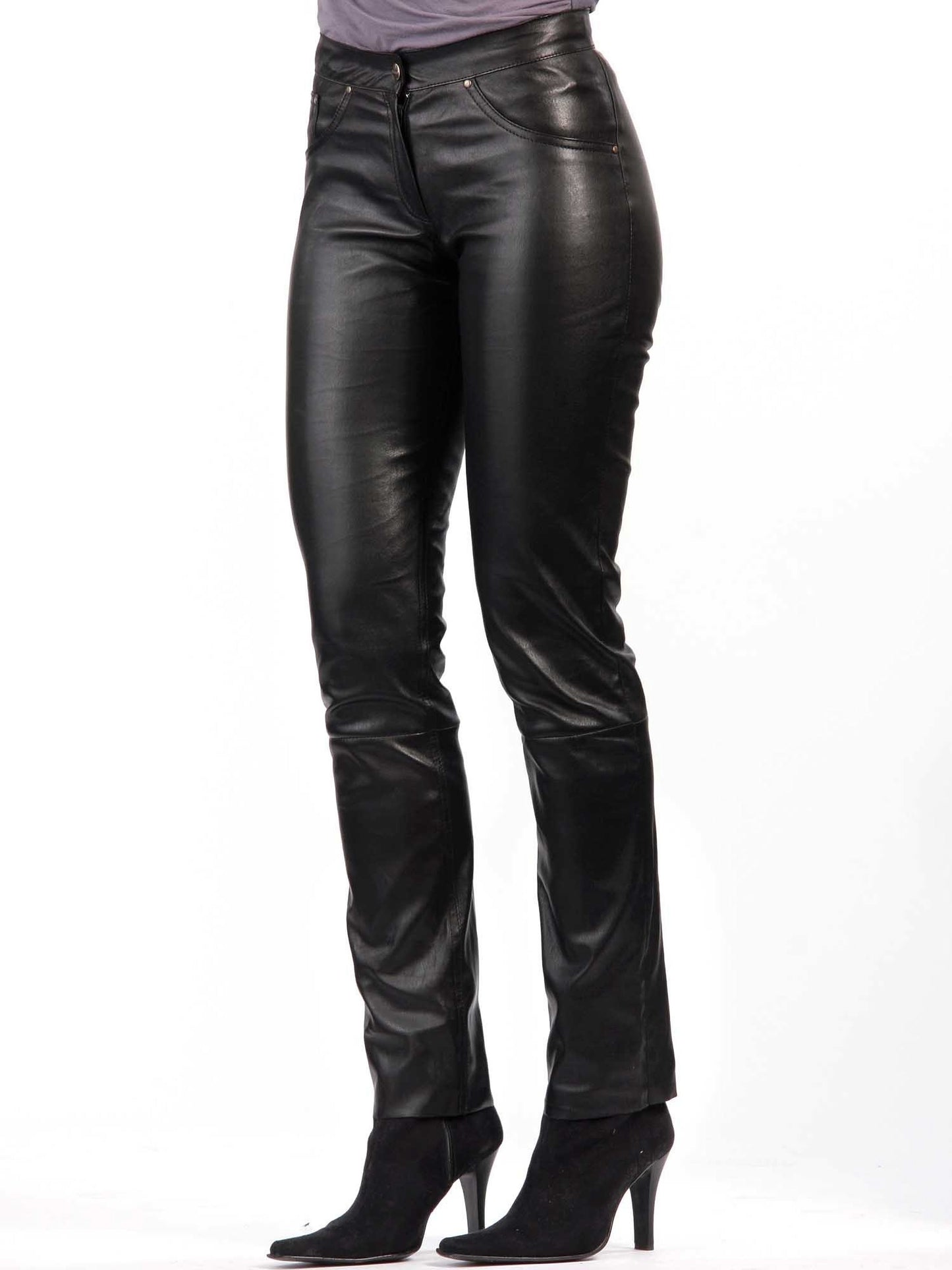 Elegant Leather Pants For Women