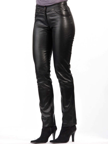 Elegant Leather Pants For Women