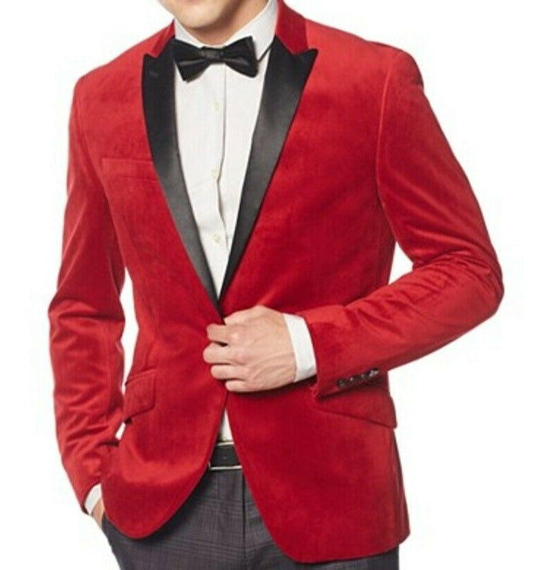 Vintage Mens Blazer Red Blazer