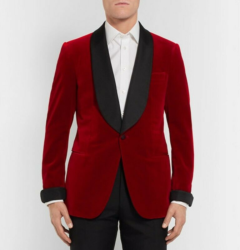 Velvet Red Blazer