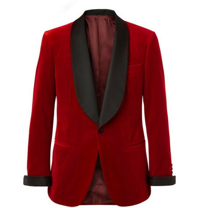 Velvet Red Blazer