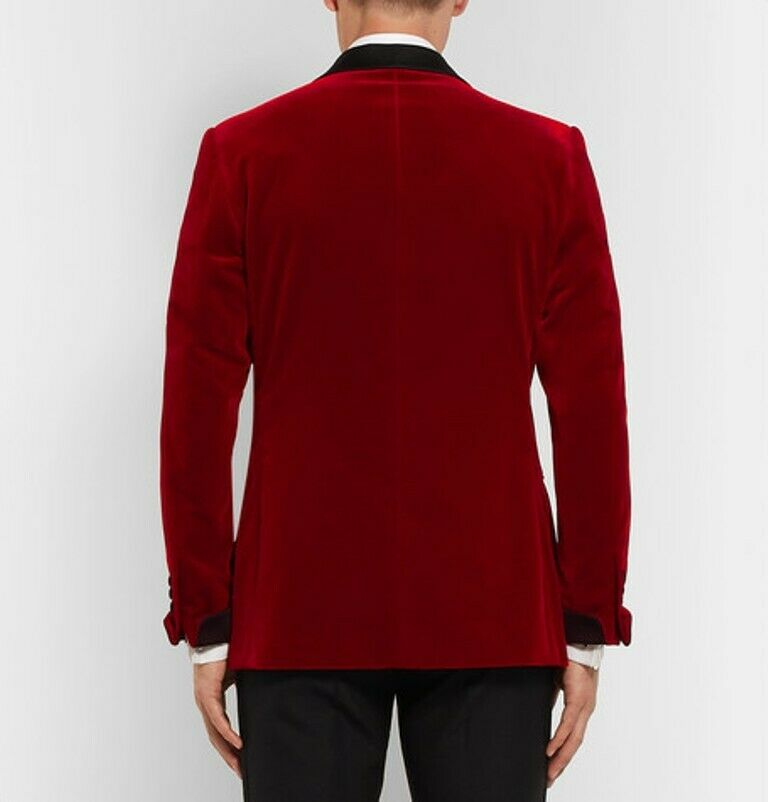 Velvet Red Blazer