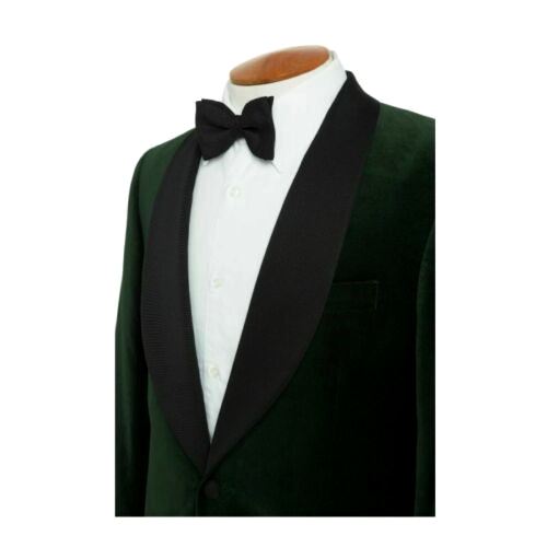 Men Green Velvet Jacket