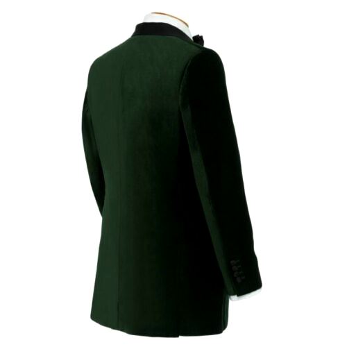 Men Green Velvet Jacket