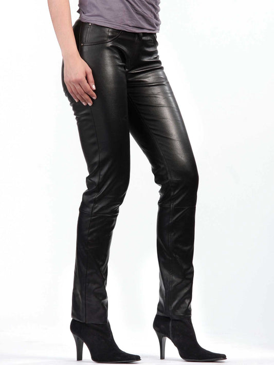 Elegant Leather Pants For Women