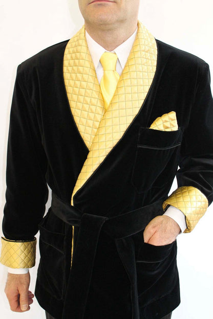 Mens Velvet Smoking Jacket