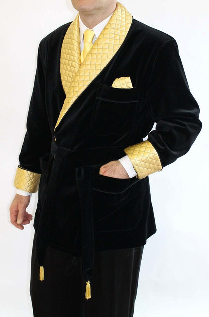 Mens Velvet Smoking Jacket