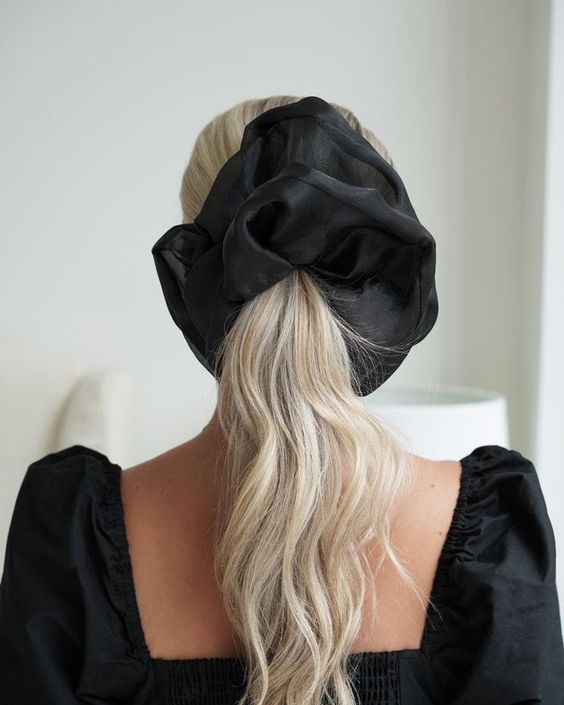 XXL Jumbo Organza Scrunchies Hair band