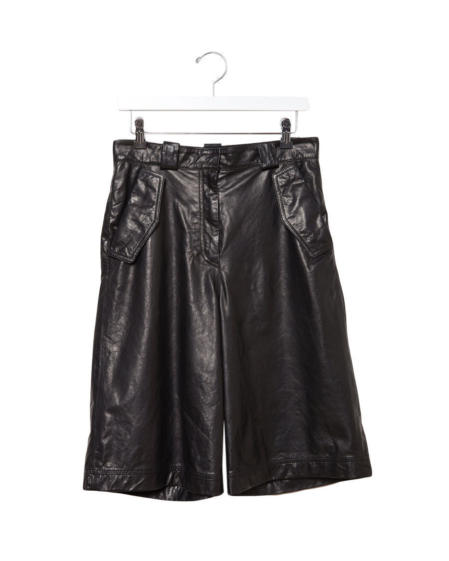 Bermuda Genuine Leather Shorts