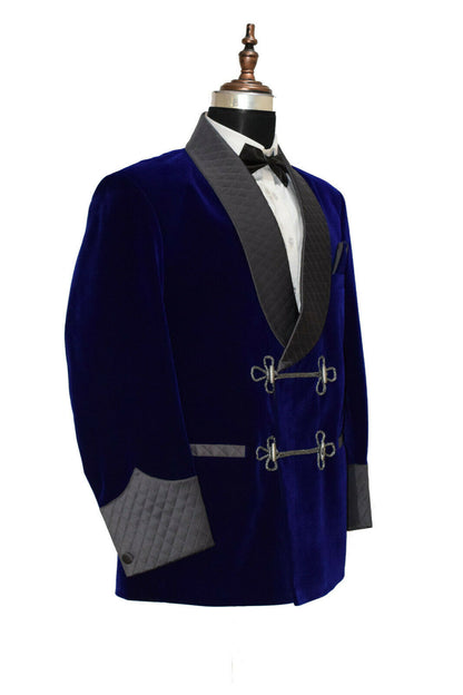 Royal Blue Velvet Jacket