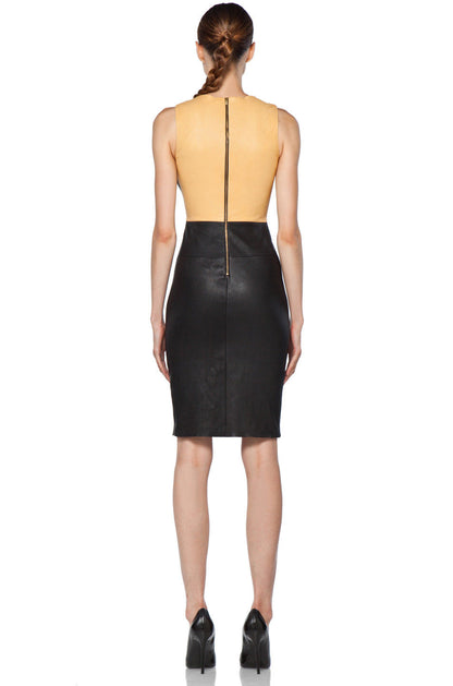 Women Leather Dress