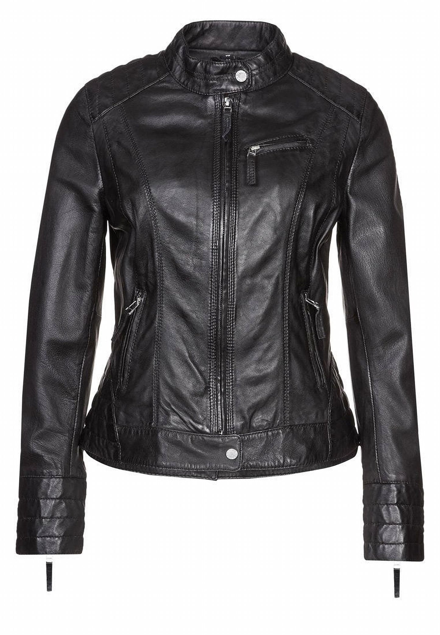 Genuine Leather Biker Jacket for Women