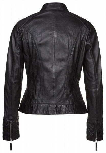 Genuine Leather Biker Jacket for Women