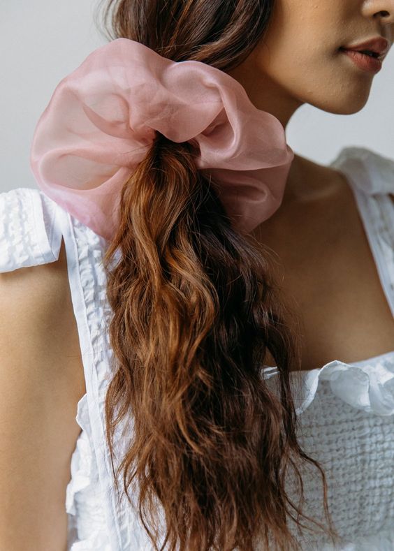 Oversized Organza Scrunchie