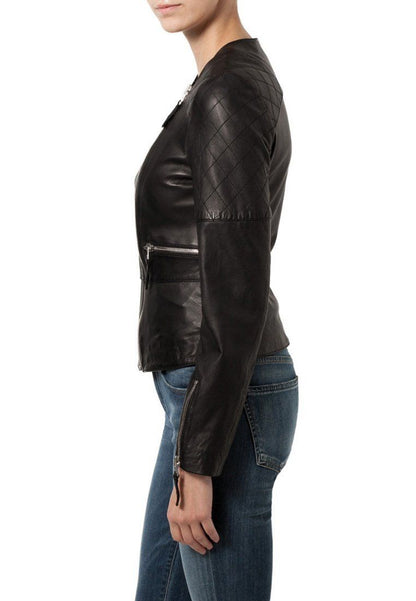 Bermuda Women Biker Riding Comfortable Leather Jacket