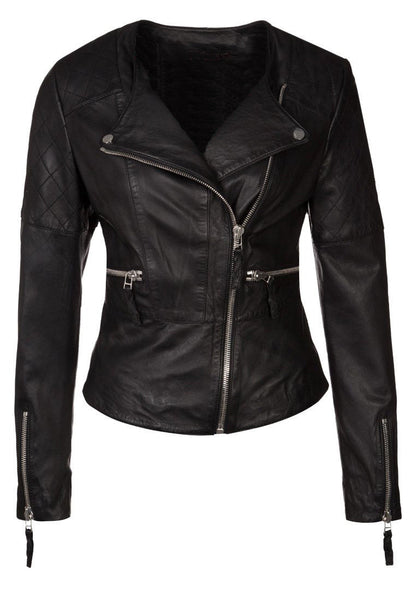 Bermuda Women Biker Riding Comfortable Leather Jacket