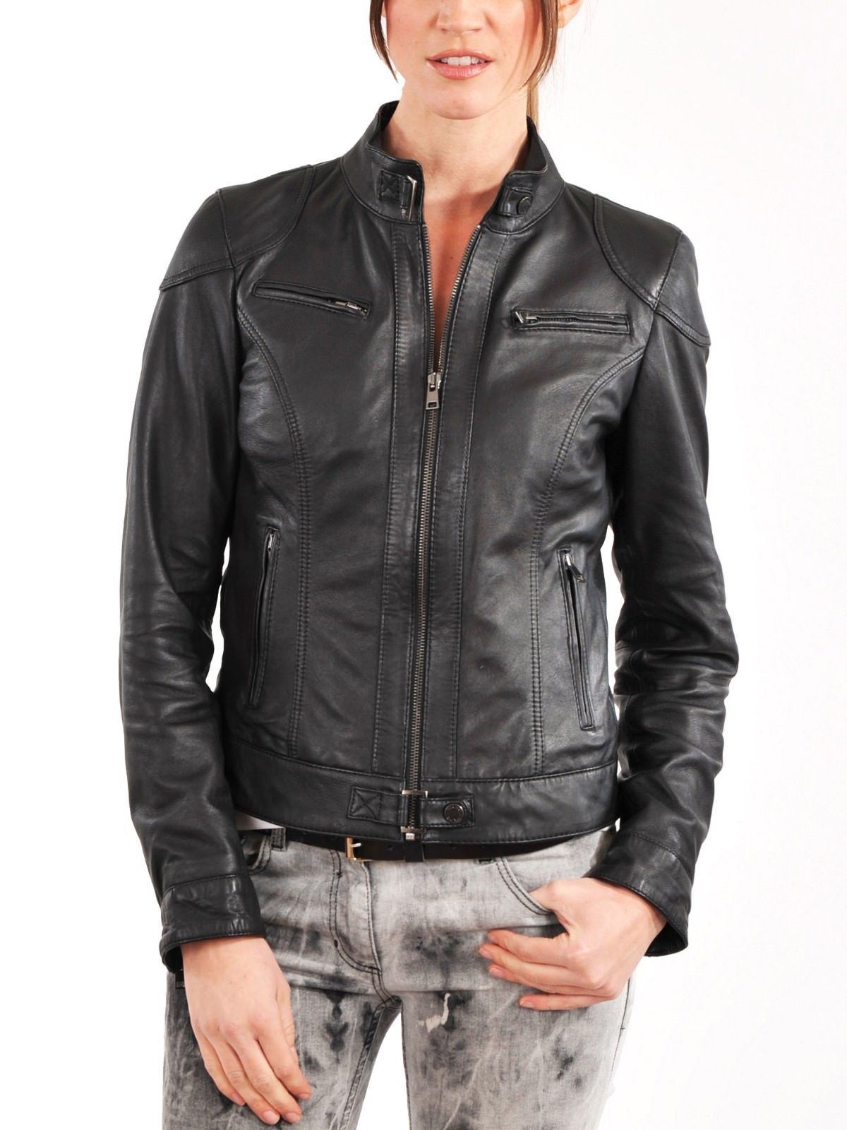 Ladies Biker Jacket