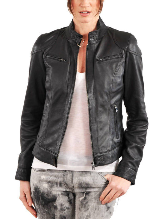 Ladies Biker Jacket