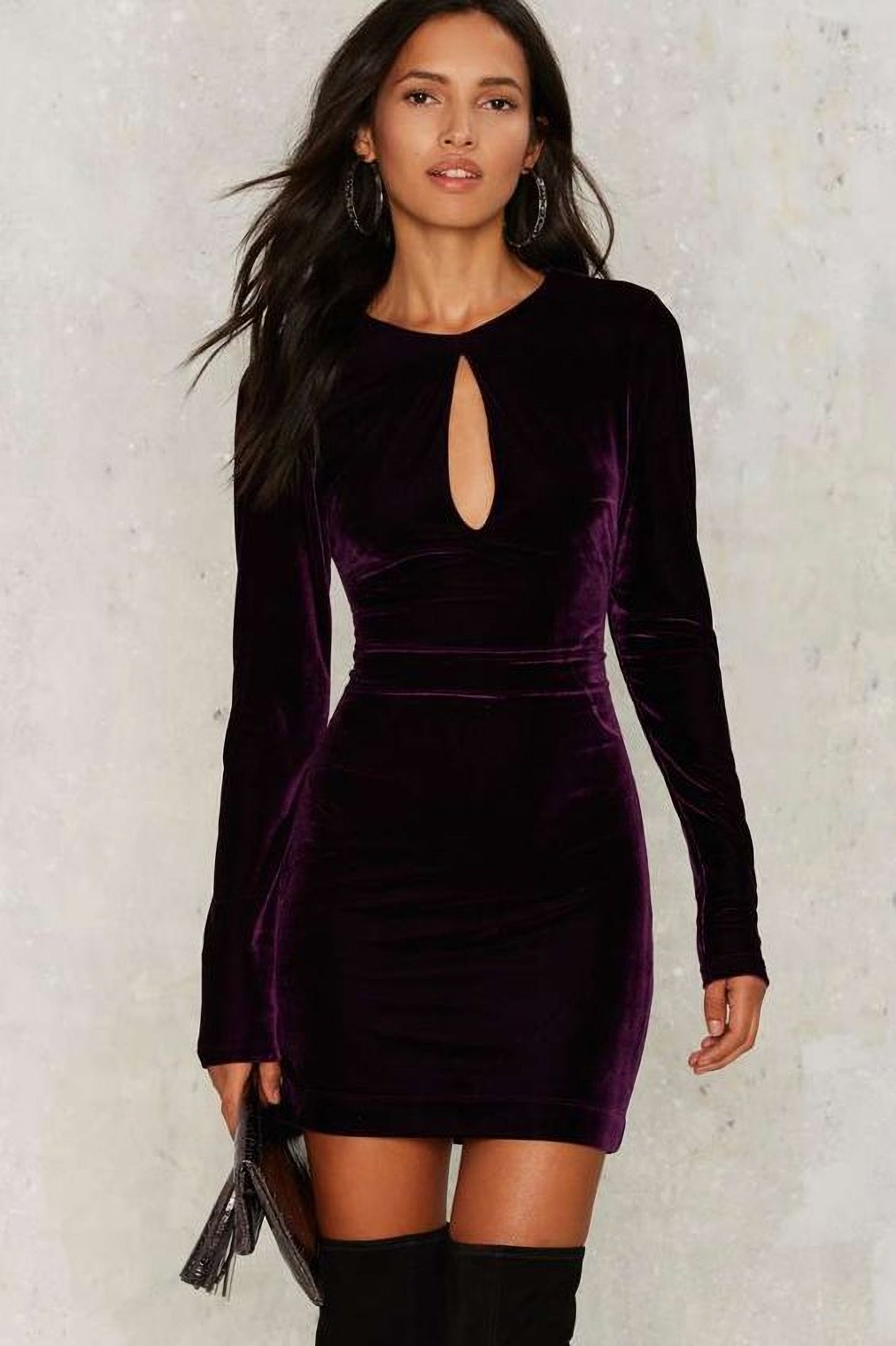 Velvet Bodycon Dress