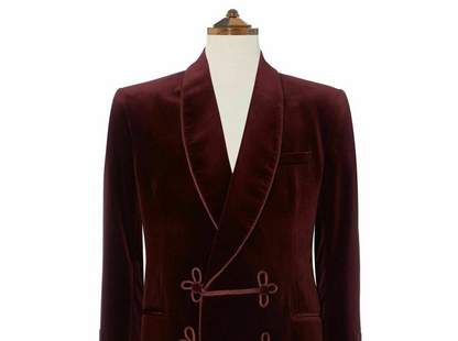 Burgundy Velvet Jacket