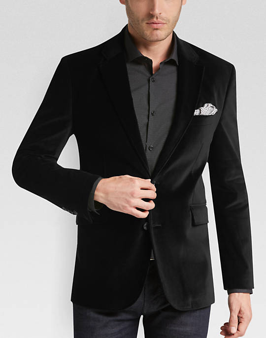 Black Party Wear Coat