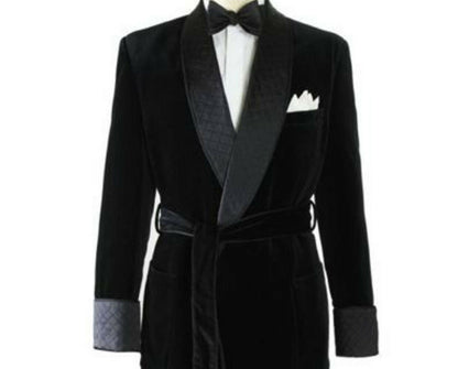 Robe Smoking Velvet Jacket