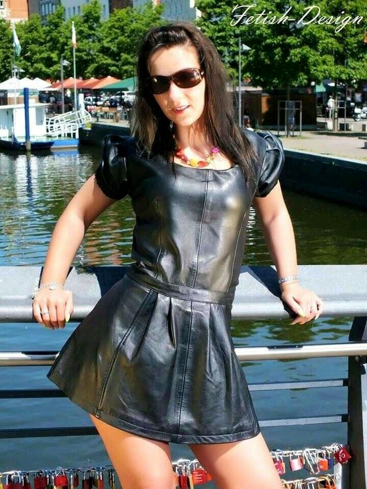 Leather Dress Custom Made