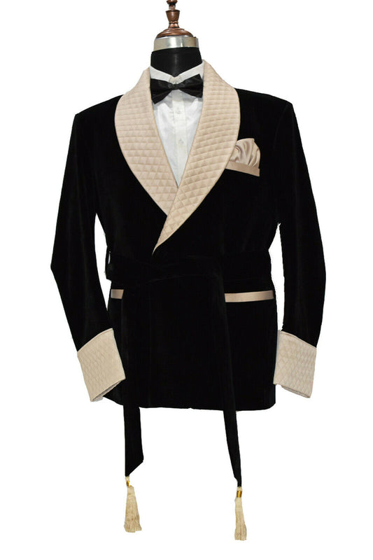 Smoking Jacket Robe Mens