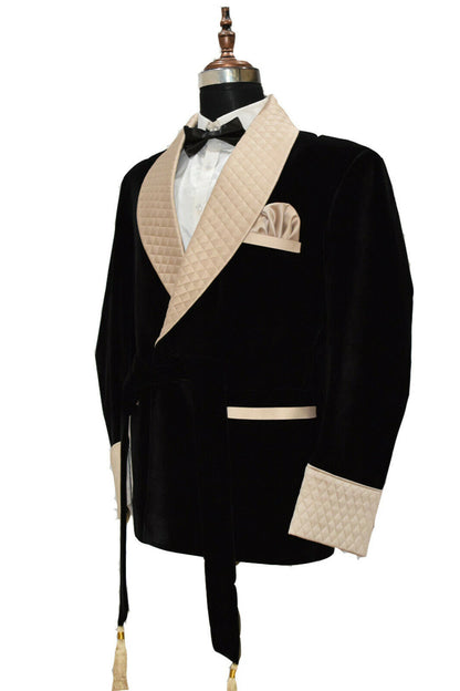 Smoking Jacket Robe Mens