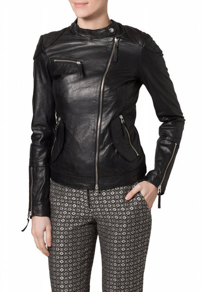 Leather Moto Jacket