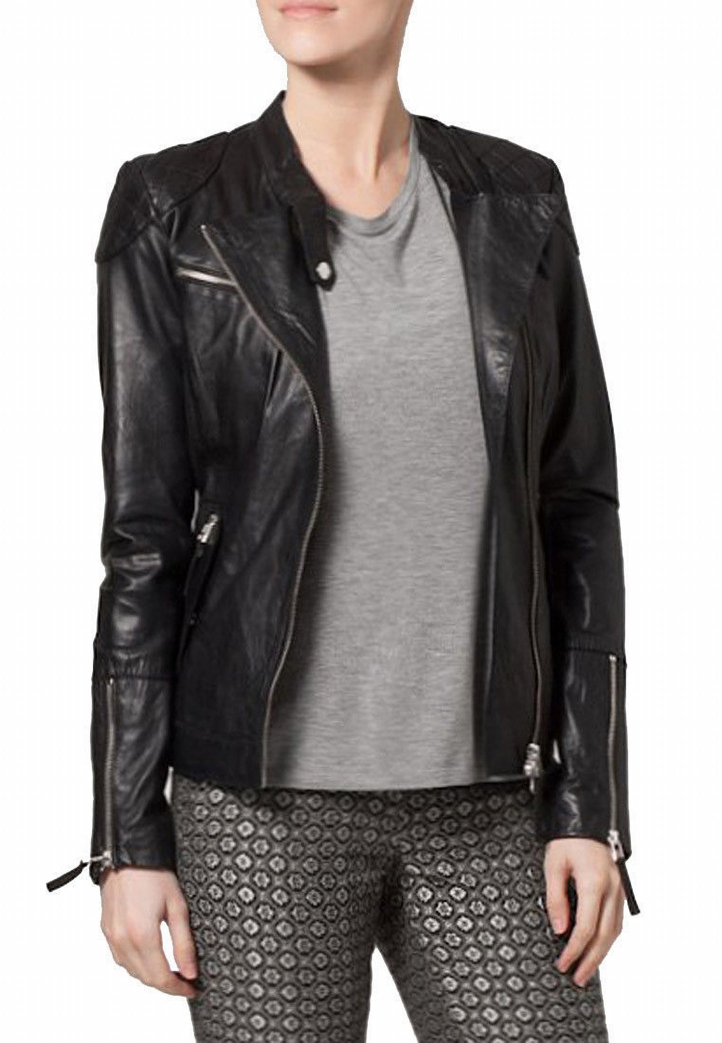 Leather Moto Jacket