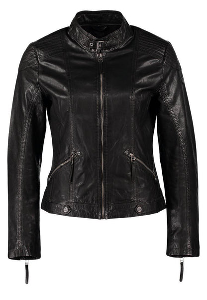 Lambskin Leather Bomber Jacket