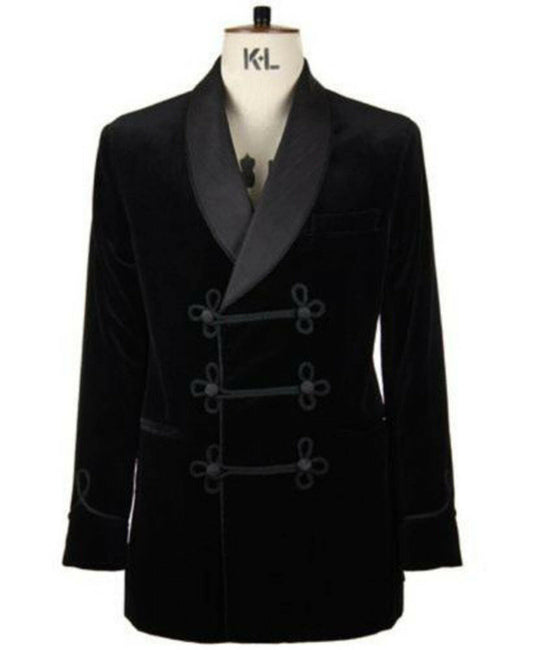 Elegant Black Velvet Jacket