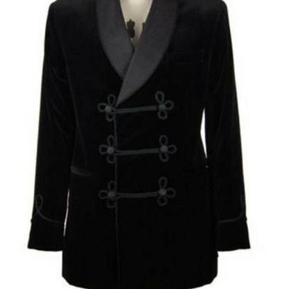 Elegant Black Velvet Jacket