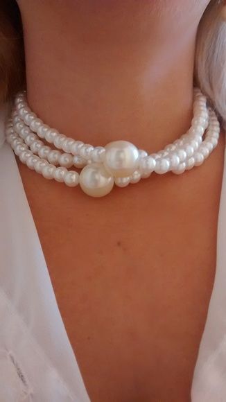 Pearl Beaded Necklace Anniversary Gift