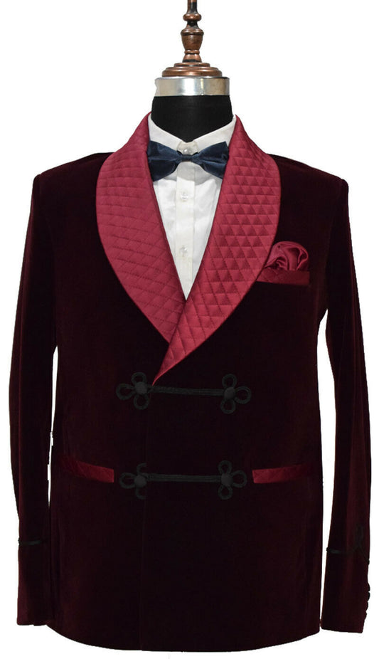 Quilted Smoking Jacket