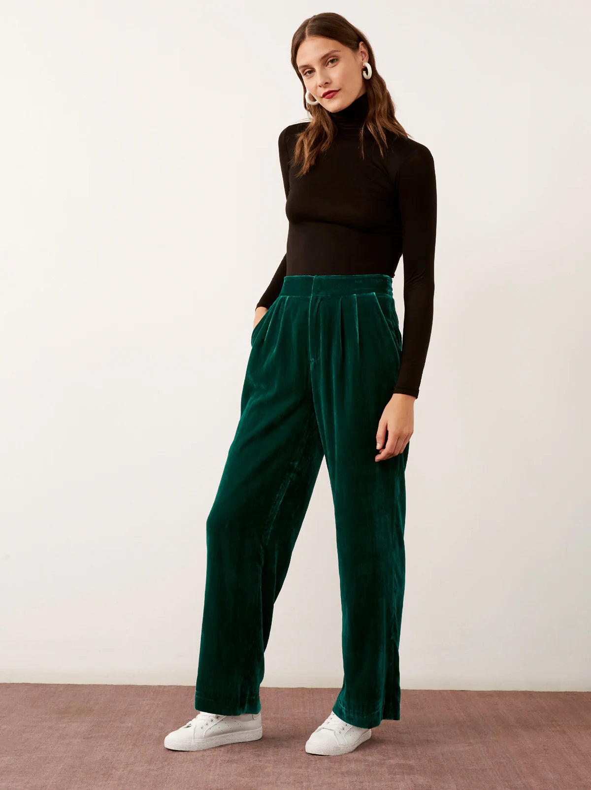 Elegant Loose Straight Leg Trousers