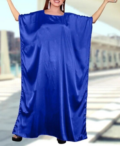 Satin Kaftan Summer Night Wear